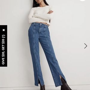 Madewell perfect vintage jean seamed edition